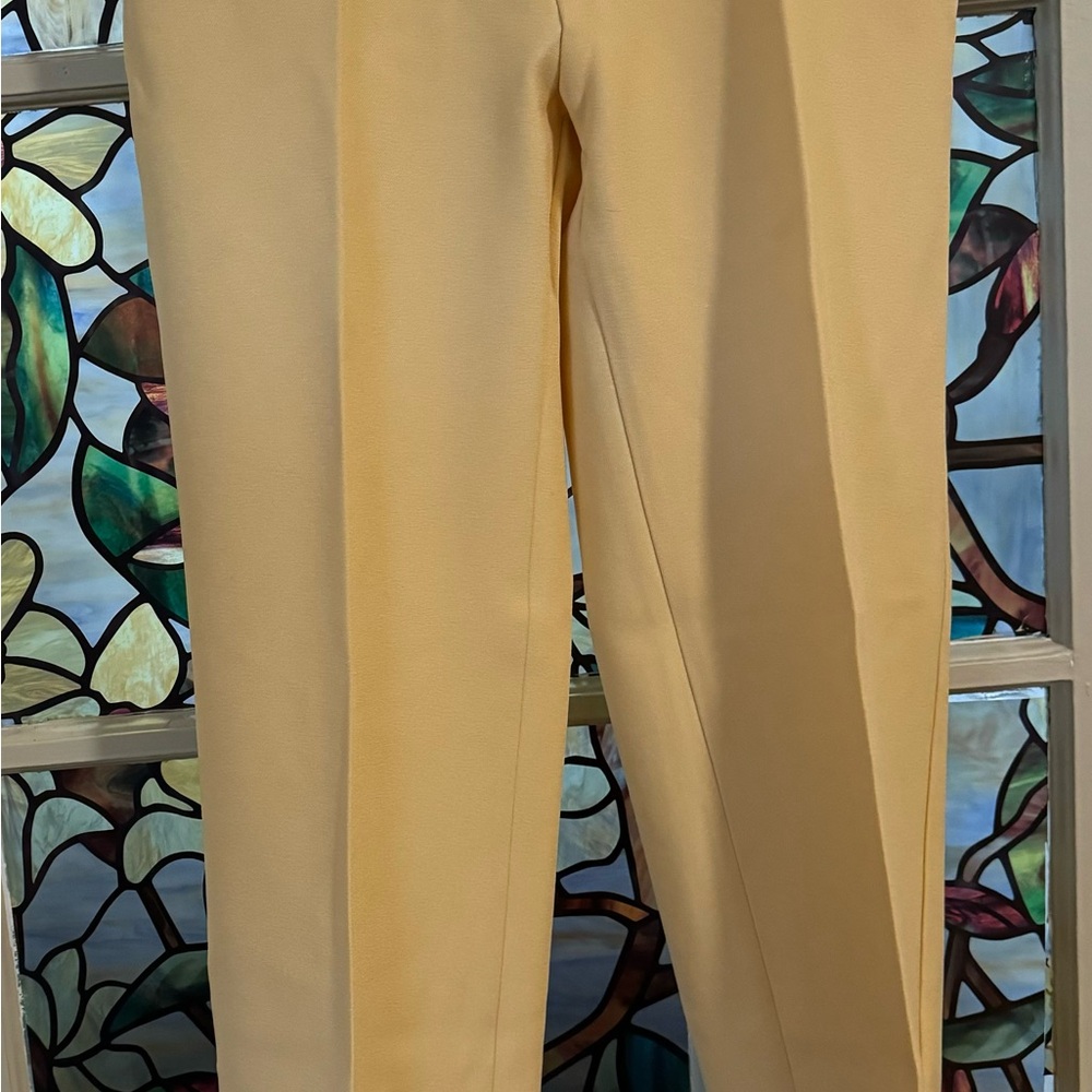 Vintage “Bend Over” Levi Strauss & Co. Yellow High-Waisted Pants, 24” waiste